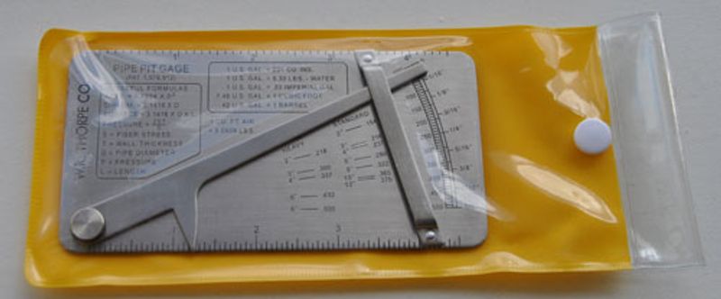 Pipe Pit Gage