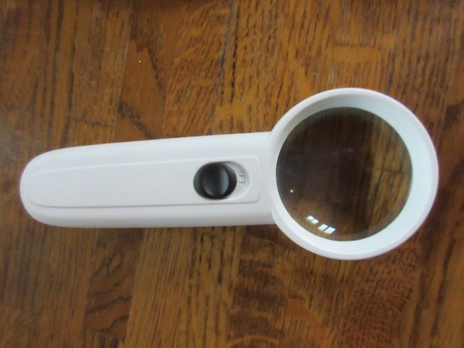 Hovedbilde 50mm håndholdt lupe med ...